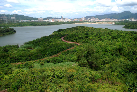 深圳市石岩湖公园景观