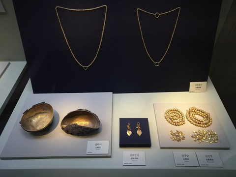 古代金制器皿和首饰