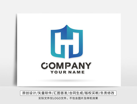 字母TH標志HT
