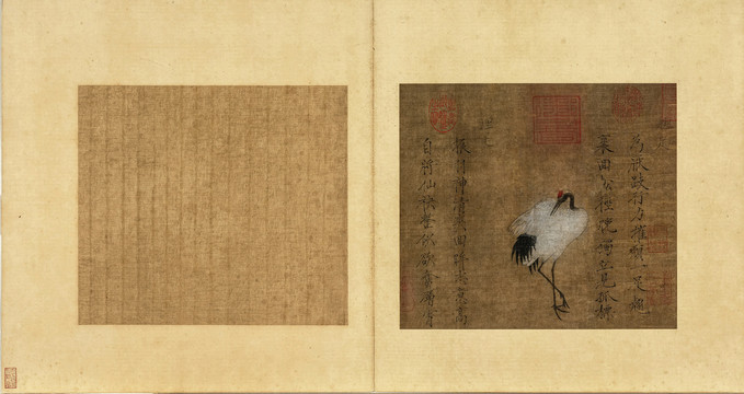 宋徽宗趙佶獨鶴圖