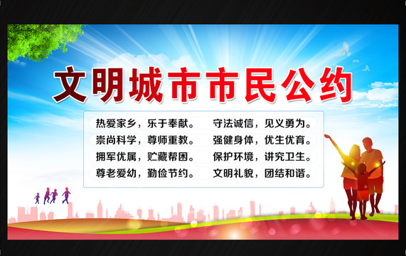 文明城市市民公約