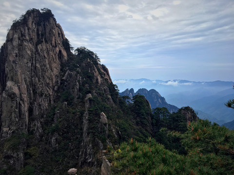 黄山山峰