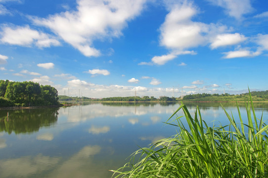 天堂湖景