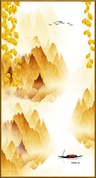 山水裝飾畫