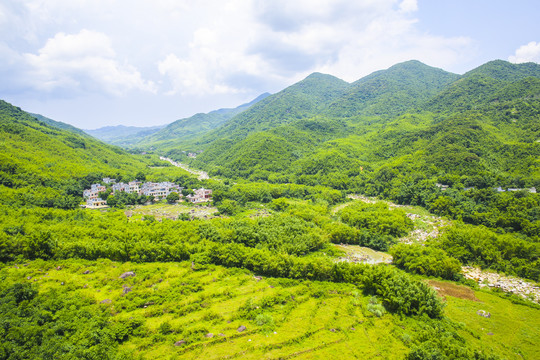 山村秋色