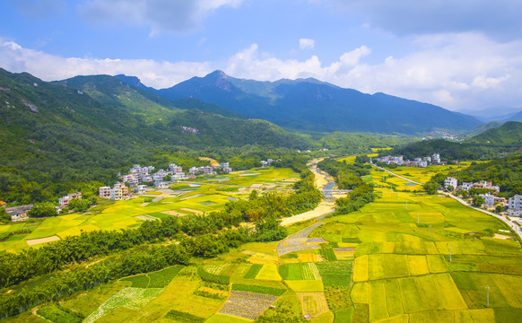 山村秋色