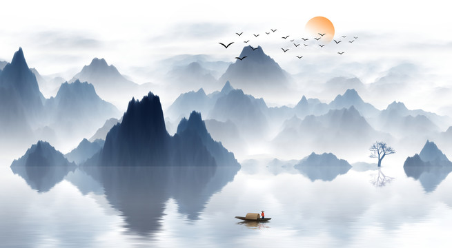 水墨山水
