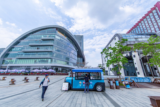 楊浦區(qū)濱江建筑風(fēng)光