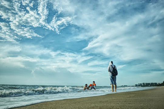 海滩