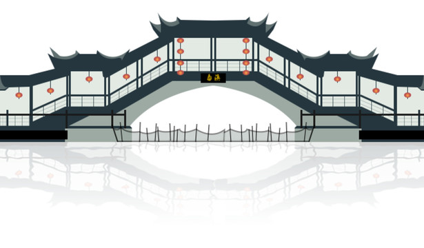烏鎮(zhèn)古建筑矢量