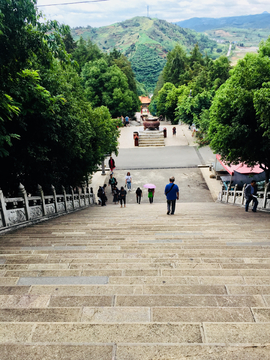 锦屏山石台阶