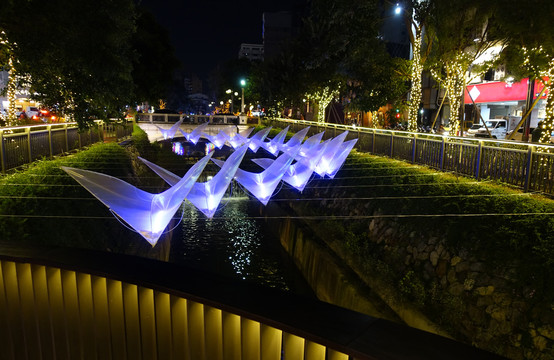 台湾街头夜景