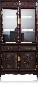 红木中式书柜