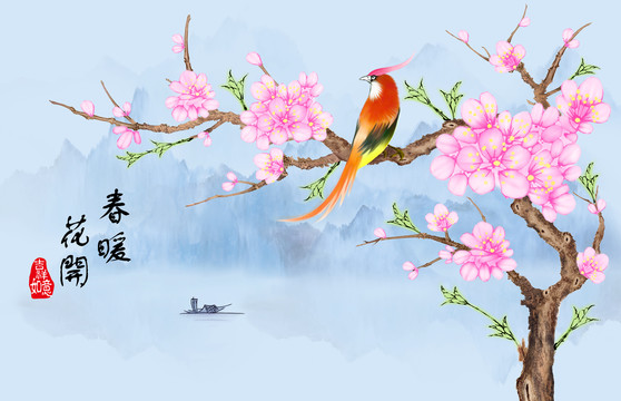 新中式花鳥