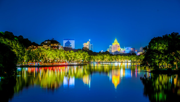 杭州西湖夜景