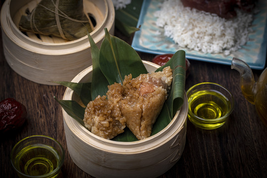 端午节肉粽子