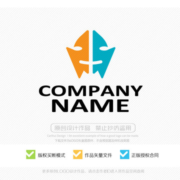 鬼臉小丑圖形LOGO