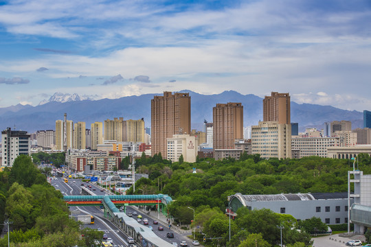 乌鲁木齐城市天际线