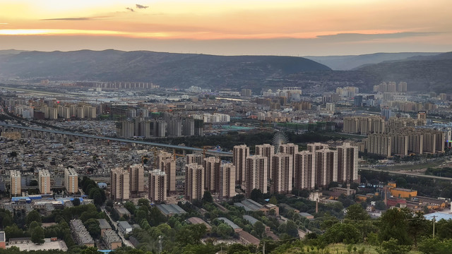 天水市麦积区全景图