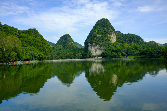 山水景