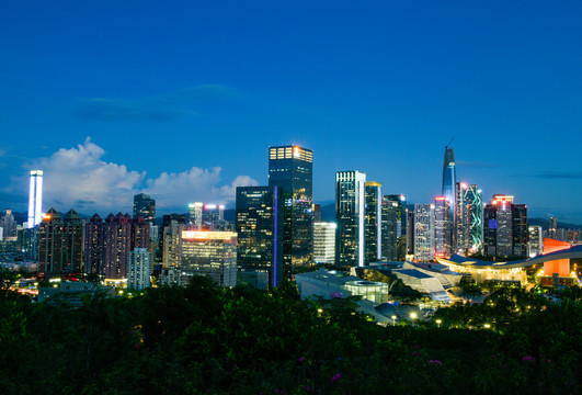 深圳福田中心区夜景