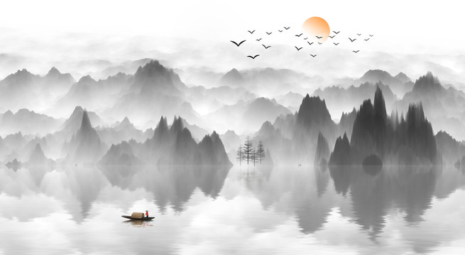 水墨山水