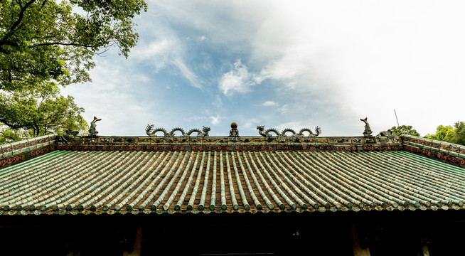广州市南海神庙里的古建筑