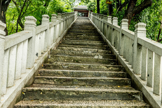 广州市南海神庙浴日亭的台阶