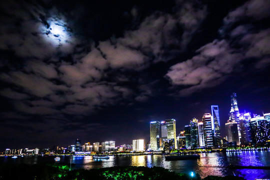 黄浦江沿岸夜景