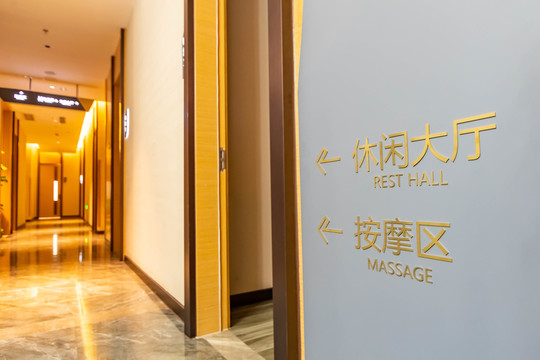 會所導示牌