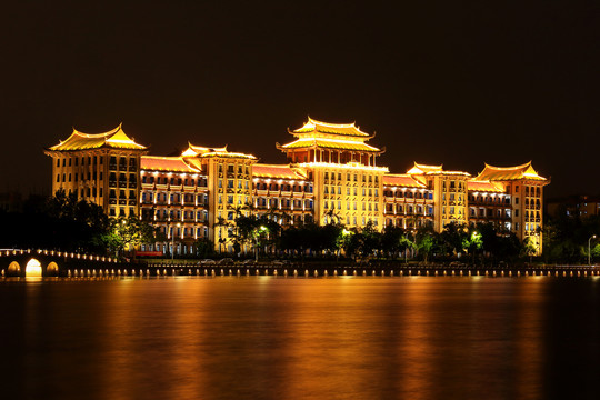 厦门集美学村夜景