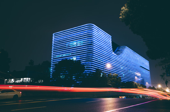 杭州未来科技城夜景