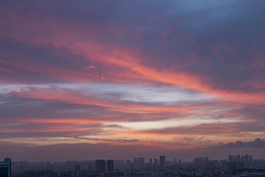 城市晨曦