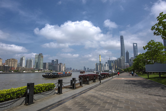 上海浦东滨江风景