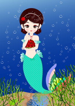 卡通美人魚(yú)