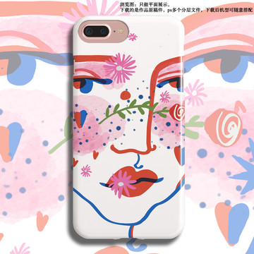 手機(jī)殼設(shè)計(jì)人物插畫
