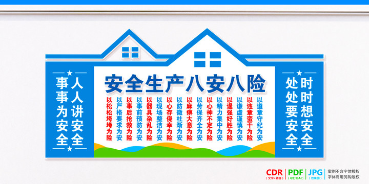 安全生產(chǎn)八安八險