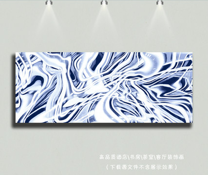 黑白油畫