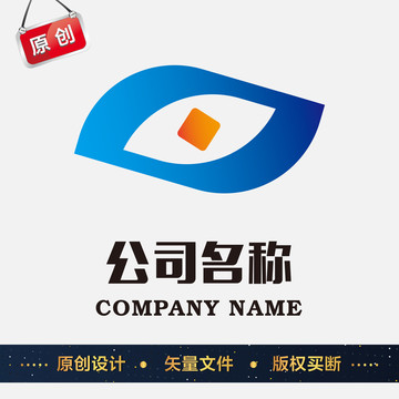 标志设计眼logo