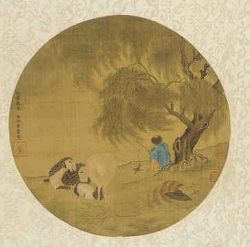 李嵩牧羊圖