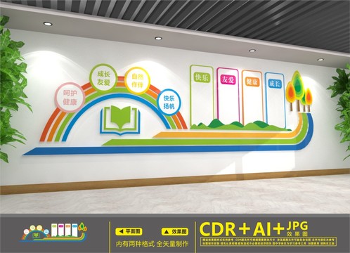 幼兒園文化墻