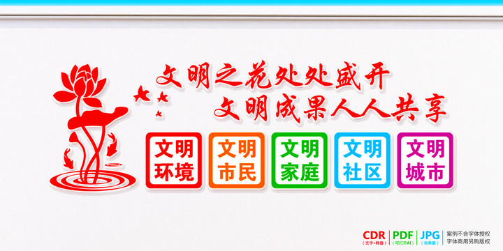 文明文化墻