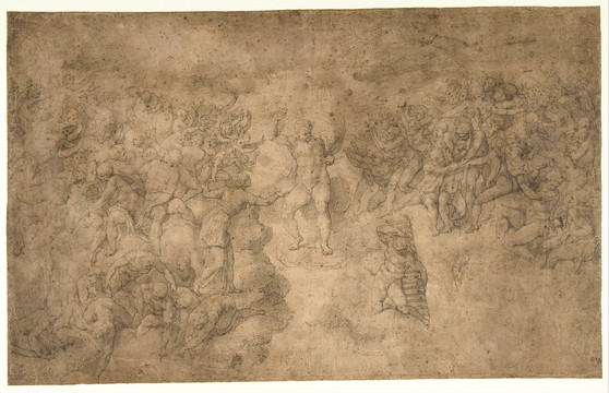 米開朗基羅素描畫