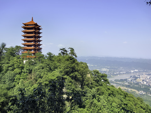 缙云山观景台