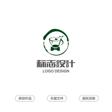 音乐咖啡厅logo