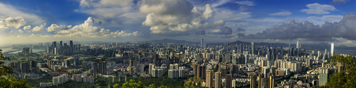 深圳南山区前海后海全景