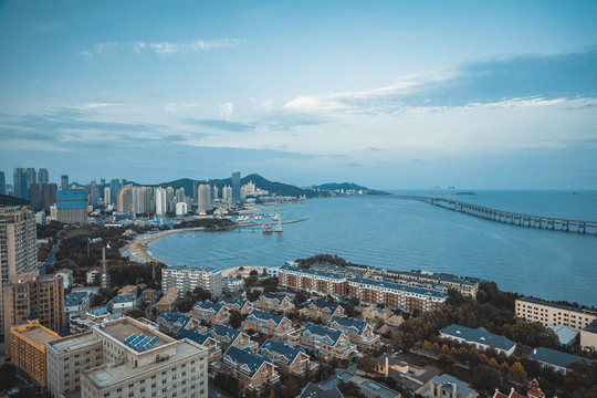 大连星海湾跨海大桥风光旅游