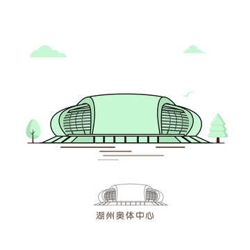 湖州奧體中心插圖
