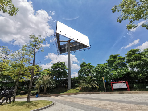 戶外廣告樣機(jī)