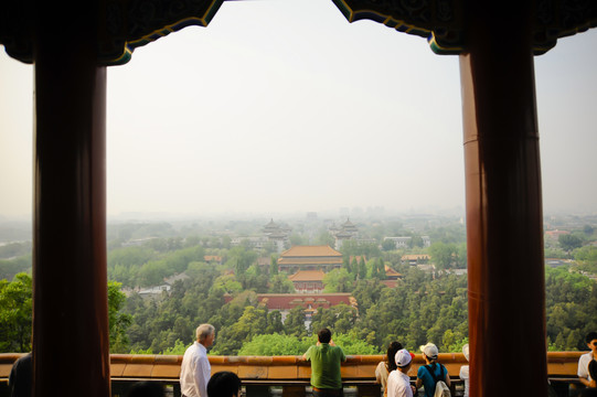 景山看故宫